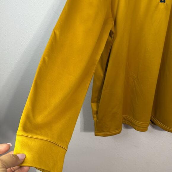 Original Penguin Men Gold Zip Up Sweater with Standing Collar Size XXL - Picture 4 of 7